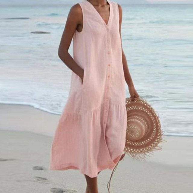 Marina | Summer V-Neck Dress