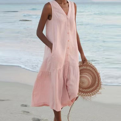 Marina | Summer V-Neck Dress