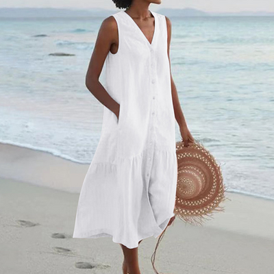 Marina | Summer V-Neck Dress