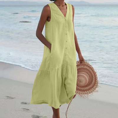 Marina | Summer V-Neck Dress