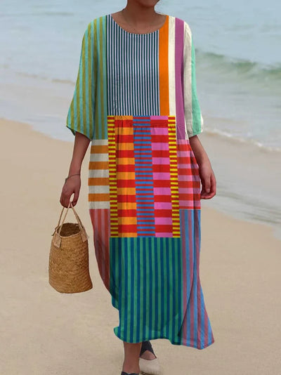 Celina | Art Print Vintage Dress