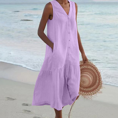 Marina | Summer V-Neck Dress