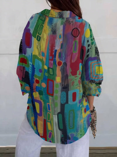 Hulina | Stylish Multi-Colored Blouse