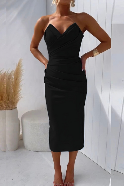 Lilly™ | Elegant Strapless Dress