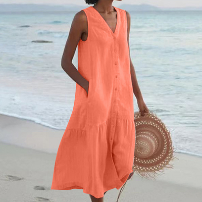 Marina | Summer V-Neck Dress