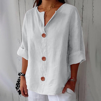 Clarina™ | Casual Textured Blouse