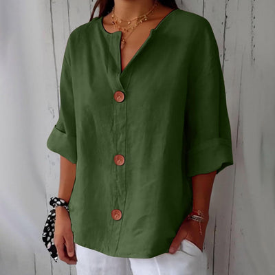 Clarina™ | Casual Textured Blouse
