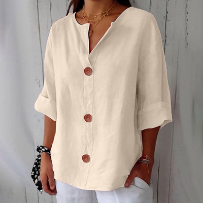 Clarina™ | Casual Textured Blouse
