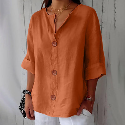 Clarina™ | Casual Textured Blouse