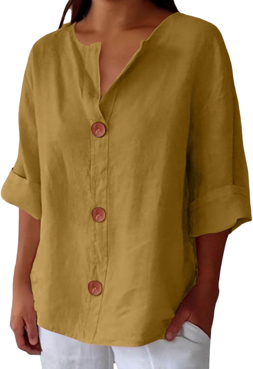 Clarina™ | Casual Textured Blouse