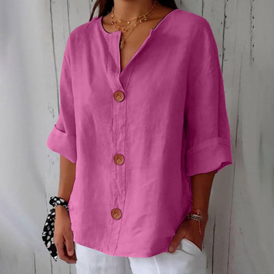 Clarina™ | Casual Textured Blouse