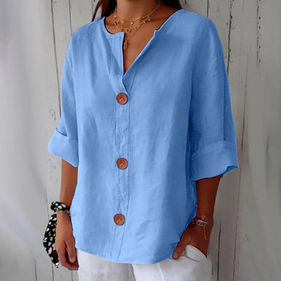 Clarina™ | Casual Textured Blouse
