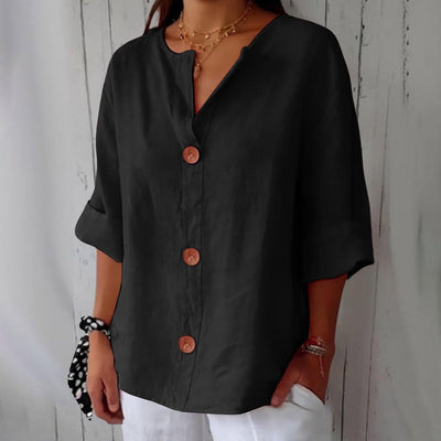 Clarina™ | Casual Textured Blouse