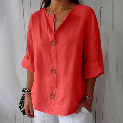 Clarina™ | Casual Textured Blouse