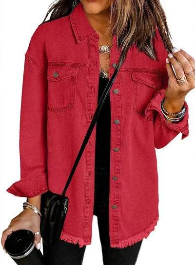 Sophia™ | Denim Shirt Jacket