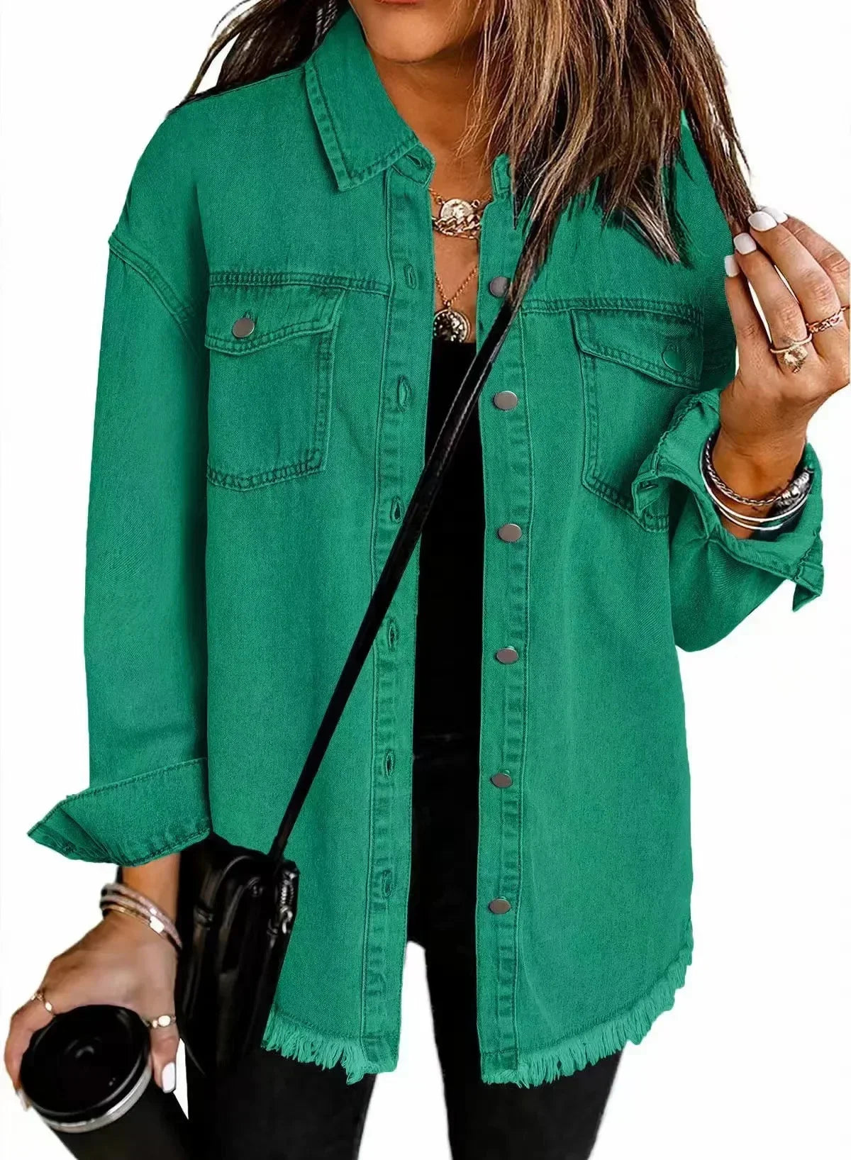 Sophia™ | Denim Shirt Jacket