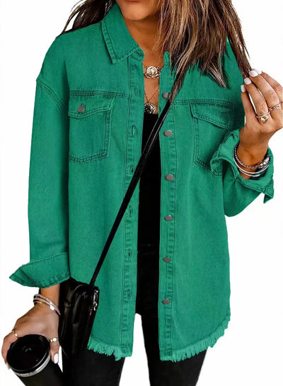 Sophia™ | Denim Shirt Jacket