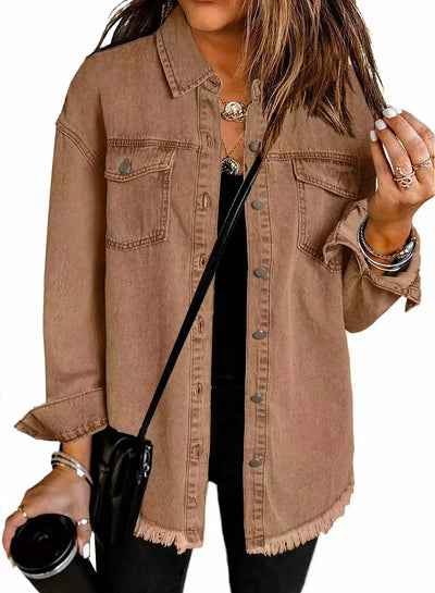 Sophia™ | Denim Shirt Jacket