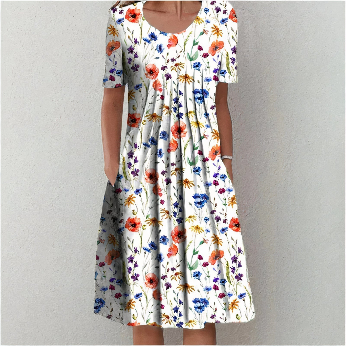Liliana - Summer Bloom Ruffle Party Dress
