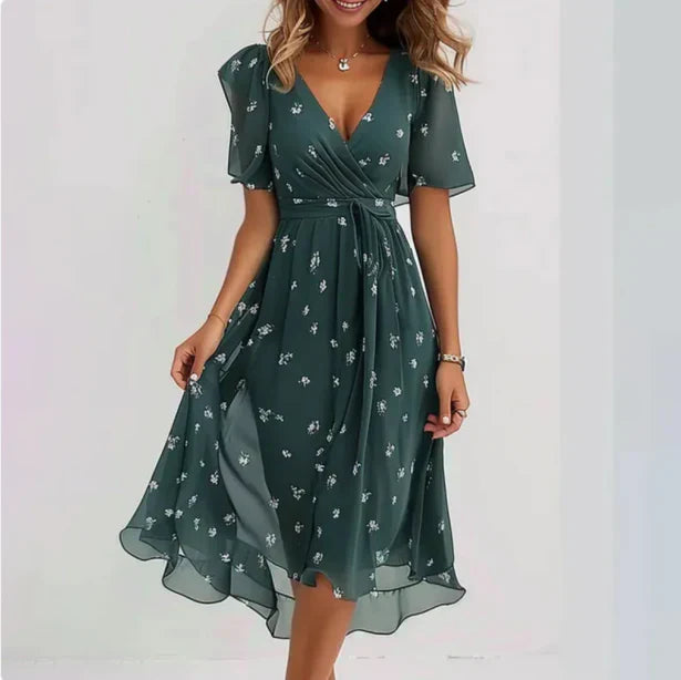 Catherine™ | Wrap Midi Dress