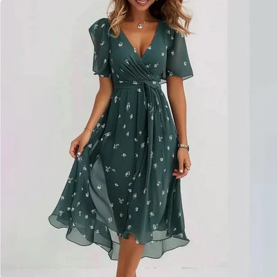 Catherine™ | Wrap Midi Dress