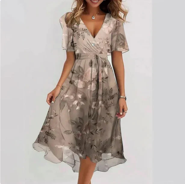 Catherine™ | Wrap Midi Dress