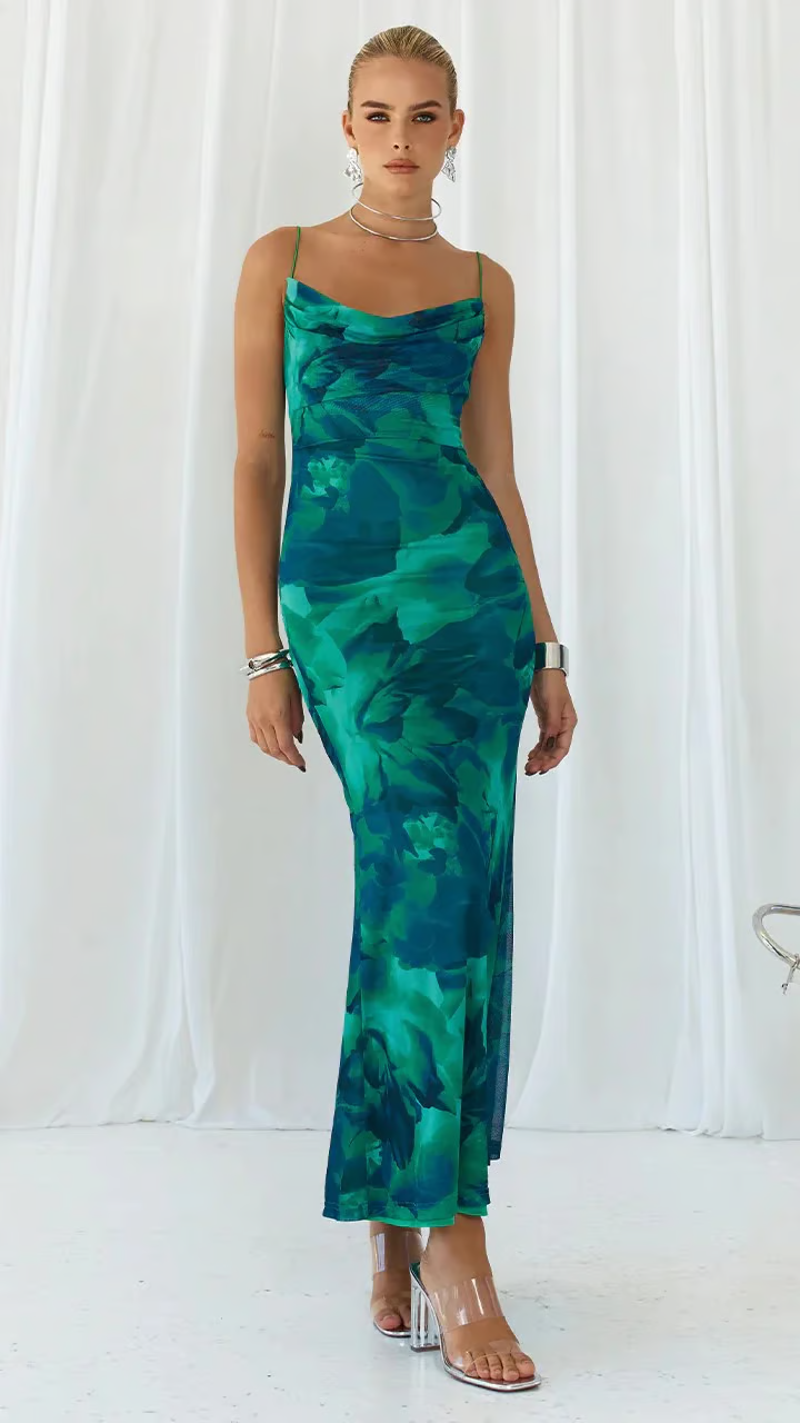 Vansley - Sleeveless Club Party Bodycon Maxi Dress