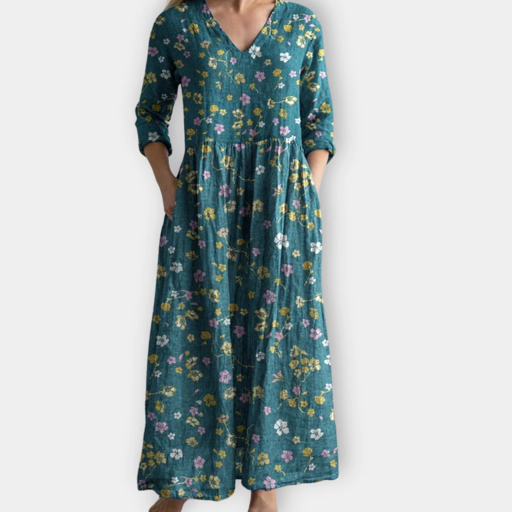 Zina | Effortless Beauty Bold Print Dress
