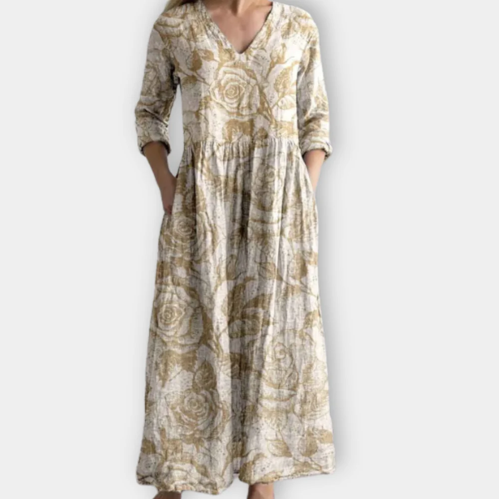Vumara | Chic Flowy Bohemian Summer Dress
