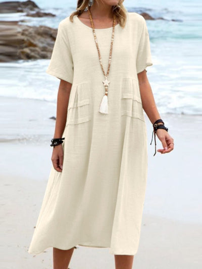 Ary | Loose Round Neck Dress